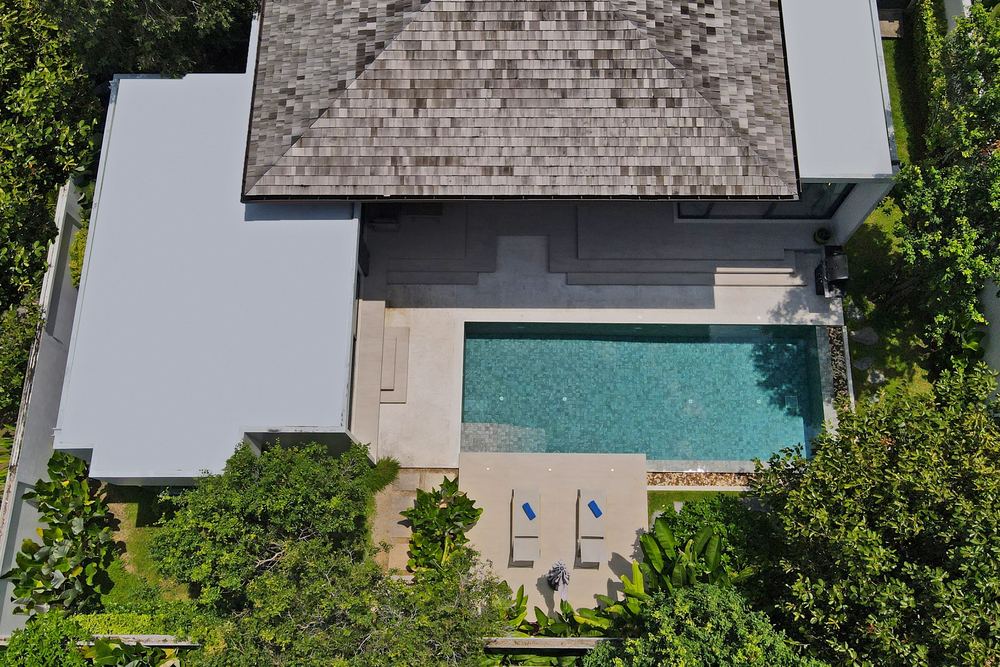 Villa Luma Botanica, the villa from above, Bang Tao Phuket